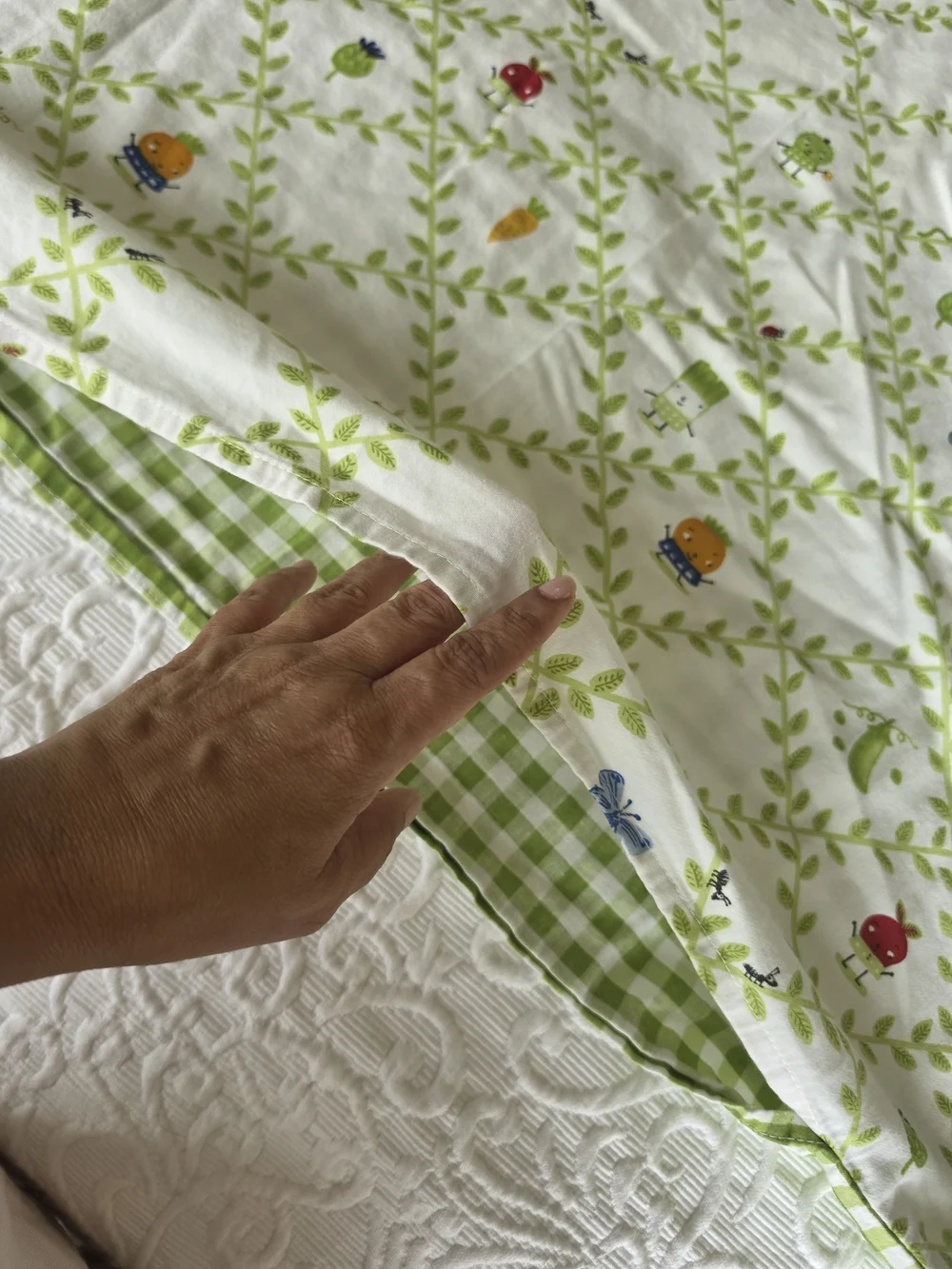 Whimsical Garden Print Kids Duvet/ And Padding IKEA 39×44